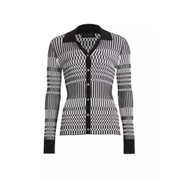 The Kai Checkerboard Knit Shirt