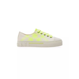 Kids Canvas Check Sneakers