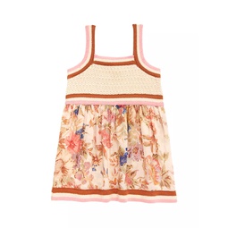 Little Girls & Girls August Knit Woven Dress