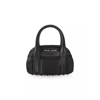 Small Roc Leather Top-Handle Bag