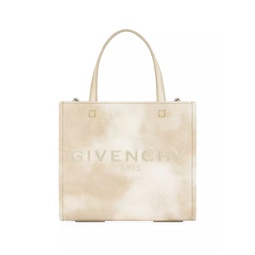 Mini G-Tote Shopping Bag In Tie And Dye Canvas