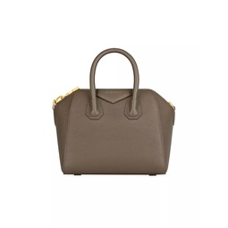 Mini Antigona Bag In Grained Leather