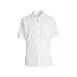 Crown Seaward Seersucker Cotton Sport Shirt