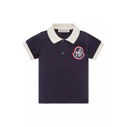 Baby Boys & Little Boys Logo Cotton-Blend Polo Shirt