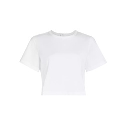 Julia Cotton Cropped T-Shirt