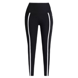 High-Waisted Ankle-Crop Leggings