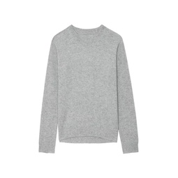 Cici Cashmere Star-Patch Sweater