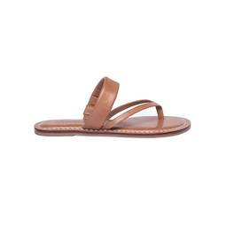 Leia Leather Thong Sandals
