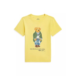 Little Boys & Boys Polo Bear Crewneck T-Shirt