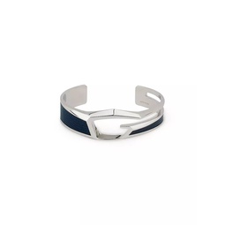 Giv Cut Bracelet in Metal and Leather