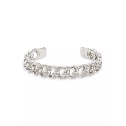 G Chain Bracelet In Metal With Crystals