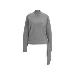 Tie-Detail Sweater in Virgin Wool and Cashmere