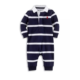 Baby Boys Cotton Rugby Coverall