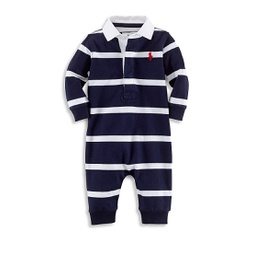 Baby Boys Cotton Rugby Coverall