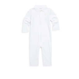 Baby Girls Cotton Polo Coverall