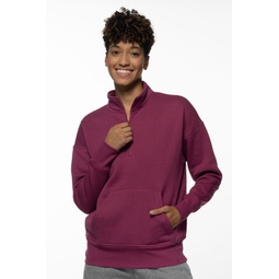 Eliza 1/4 Zip Fleece Pullover Sweatshirt