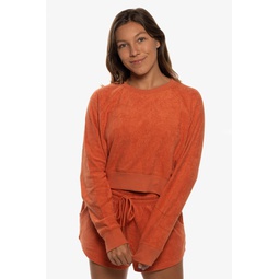 Madison Terry Cloth Cropped Crewneck