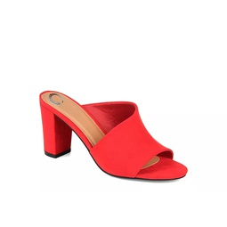 Journee Collection Womens Allea Sandal - Red