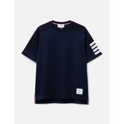 Cotton 4-Bar Short Sleeve Striped T-shirt
