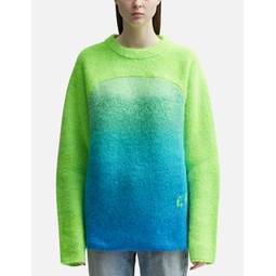 Gradient Rainbow Sweater Knit