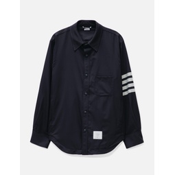 Plain Weave 4-Bar Shirt Jacket