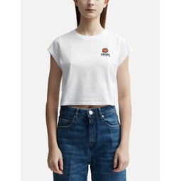 Boke Flower Crest Micro-Embroidered T-shirt