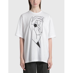 Printed T-shirt With Side Slit