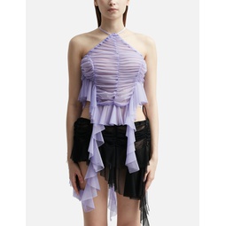 Waterfall Ruched Tank Top