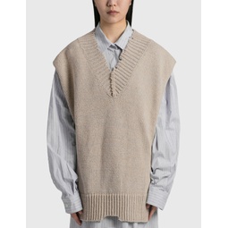 Distressed Sweater Vest