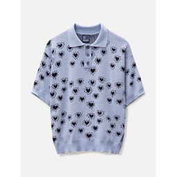 Hearts Polo Knit Shirt