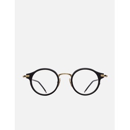 Thom Browne Black and Gold Glasses