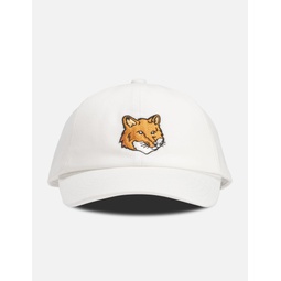 Large Fox Head Embroidery 6P Cap