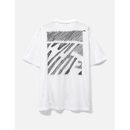 Scribble Diag Oversize Short Sleeve T-shirt