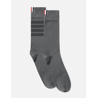 Lightweight Cotton 4-Bar Mid-Calf Socks