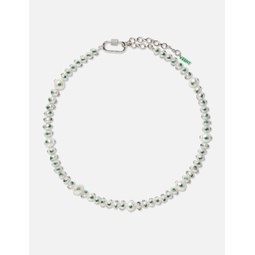 The Green Polka Dot Freshwater Pearl Necklace