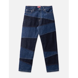 Kenzo Dazzle Stripe Loose Jeans