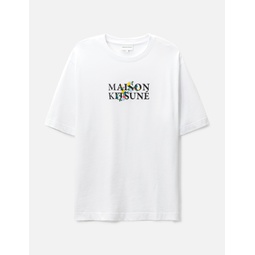 Maison Kitsune Flowers Oversize T-shirt