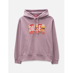 Scratched Logo Hoodie
