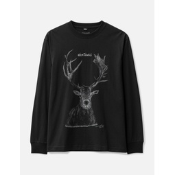 Deer Graphic Long T-Shirt