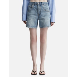 Mid-rise Loose Shorts