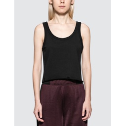 Dry French Terry Tank With Distressed Hem