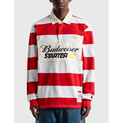 Budweiser x Starter Varsity Stripe Rugby Shirt