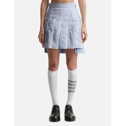 Organza Oxford Classic Pleated Mini Skirt