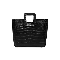Shirley Croc-Embossed Leather Tote