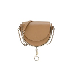 Mara Leather Plexi Chain Saddle Bag