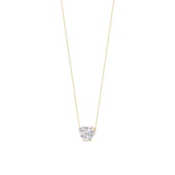 Celebrate Love Cubic Zirconia & Crystal Heart Necklace