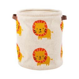 Babys Lion-Print Cotton Storage Basket