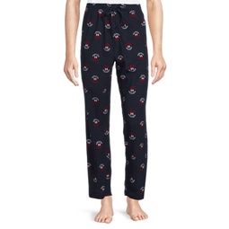 Plaid-Print Pajama Pants