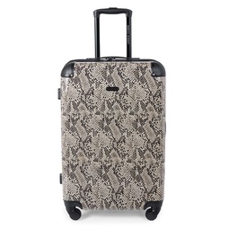Pippa 24-Inch Snakeskin-Print Suitcase