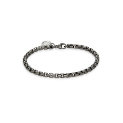 Black Ruthenium-Plated Sterling Silver Bracelet